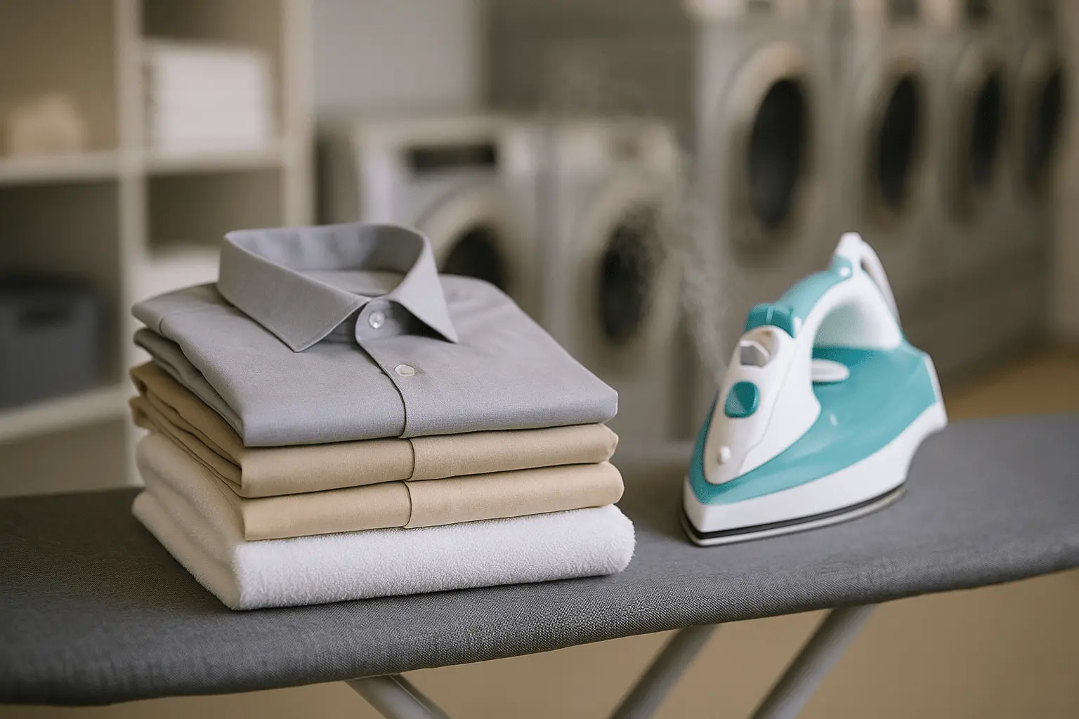 Hasil lipatan dan setrika profesional